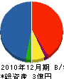 豊島建設 貸借対照表 2010年12月期
