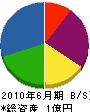 鶴電工業 貸借対照表 2010年6月期