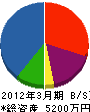 斎藤電気工業 貸借対照表 2012年3月期