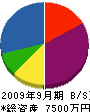 小山内組 貸借対照表 2009年9月期
