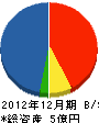 坂井建設 貸借対照表 2012年12月期