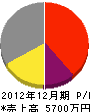 中川塗装 損益計算書 2012年12月期