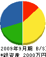 竹田敬奏建築 貸借対照表 2009年9月期