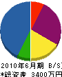 平井建設 貸借対照表 2010年6月期