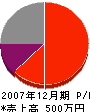 丸田造園 損益計算書 2007年12月期