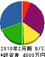 栃山栄電社 貸借対照表 2010年2月期