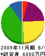 西坂組 貸借対照表 2009年11月期