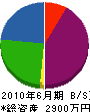 中栄土木 貸借対照表 2010年6月期