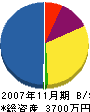 北海道造園緑化 貸借対照表 2007年11月期