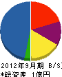 星野電興社 貸借対照表 2012年9月期