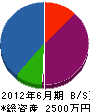 辻工業 貸借対照表 2012年6月期