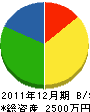 田中電機商会 貸借対照表 2011年12月期