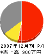 竹原土木 損益計算書 2007年12月期