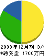 島田電気商会 貸借対照表 2008年12月期