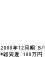 関村塗工社 貸借対照表 2008年12月期