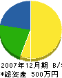 岡電工社 貸借対照表 2007年12月期