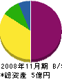 藤永地建 貸借対照表 2008年11月期