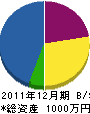 佐々木店 貸借対照表 2011年12月期