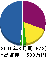 富士環境 貸借対照表 2010年6月期