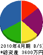 鈴木電気設備 貸借対照表 2010年4月期