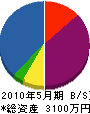 菱田工業 貸借対照表 2010年5月期