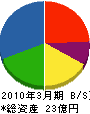 岩澤建設 貸借対照表 2010年3月期