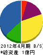 佐藤工建 貸借対照表 2012年4月期