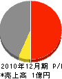 長谷川工業 損益計算書 2010年12月期