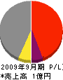 関西巴建設 損益計算書 2009年9月期