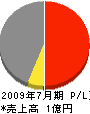 川崎電業 損益計算書 2009年7月期