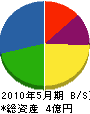 浜田組 貸借対照表 2010年5月期