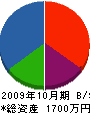 大槻鐵構 貸借対照表 2009年10月期