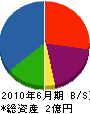 昭和商工 貸借対照表 2010年6月期