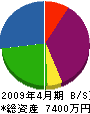 佐久組 貸借対照表 2009年4月期