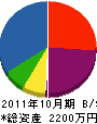 ヤマト電気工業 貸借対照表 2011年10月期