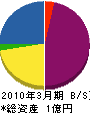 松惣建設 貸借対照表 2010年3月期