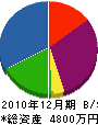 小松塗装工芸社 貸借対照表 2010年12月期