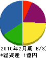 大島塗装店 貸借対照表 2010年2月期