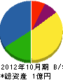 村橋電機 貸借対照表 2012年10月期