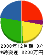 坂内工務店 貸借対照表 2008年12月期
