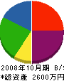 近藤電気 貸借対照表 2008年10月期