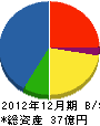 高松帝酸 貸借対照表 2012年12月期