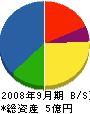 杉崎工業 貸借対照表 2008年9月期
