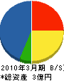 東亜・ソロ・リフォーム 貸借対照表 2010年3月期