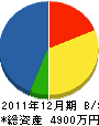 伊藤商店 貸借対照表 2011年12月期