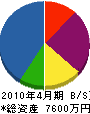 大塚工業 貸借対照表 2010年4月期