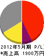 上田工業所 損益計算書 2012年5月期