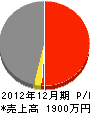 澤田工業所 損益計算書 2012年12月期