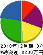花南水道土木 貸借対照表 2010年12月期