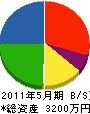 日本電気保安 貸借対照表 2011年5月期